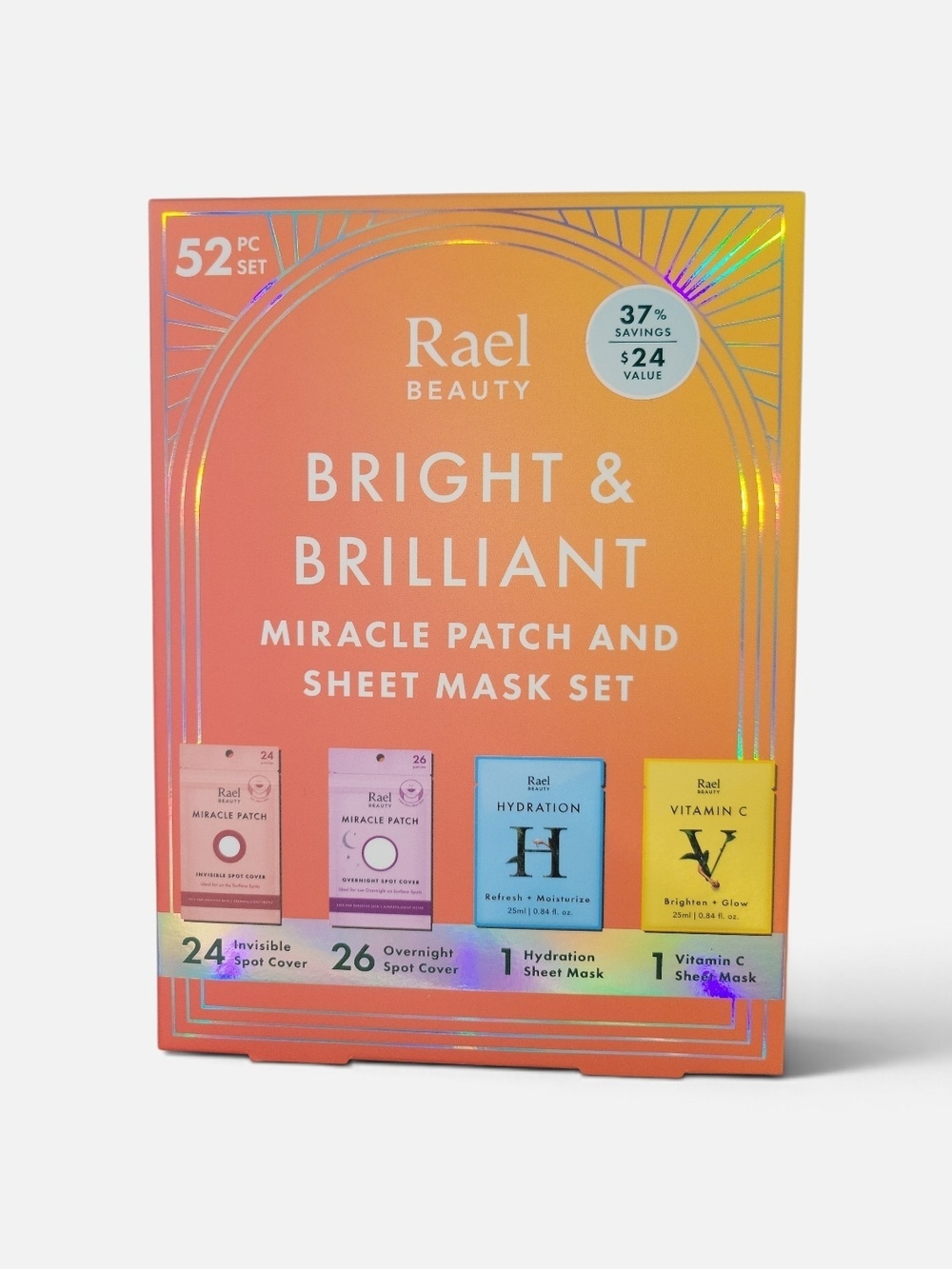 Rael Beauty Bright & Brilliant Miracle Patch & Sheet Masks